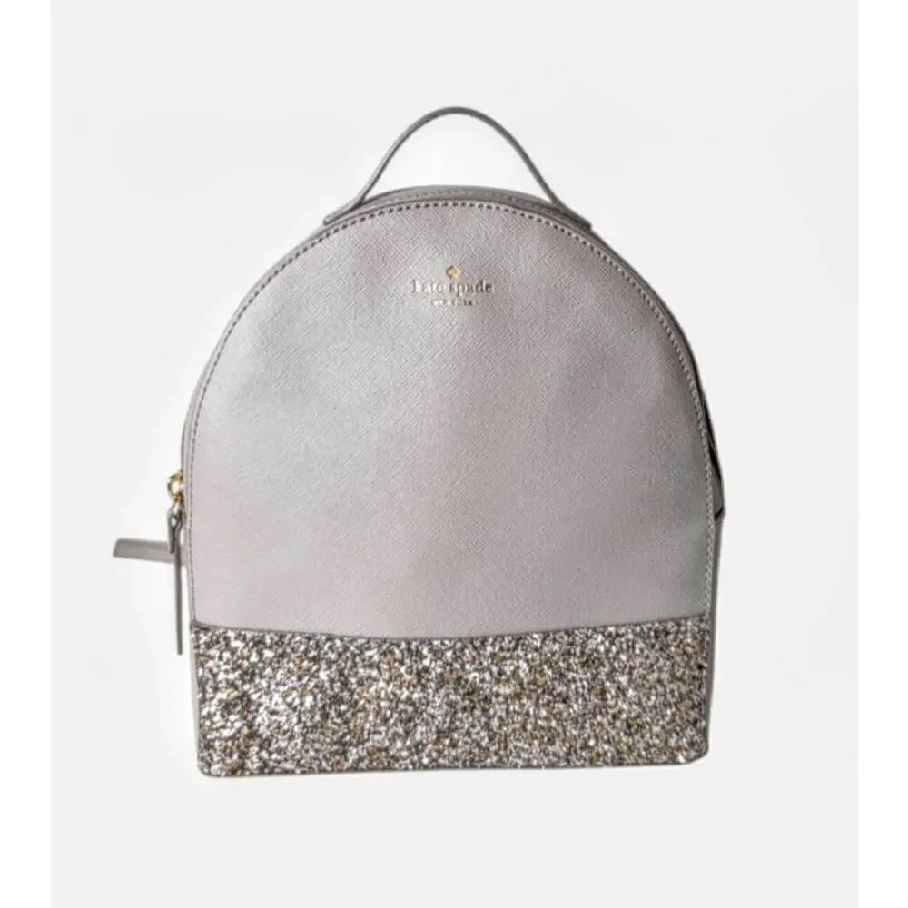 NWOT KATE SPADE Sammi Greta Court Glitter Backpack